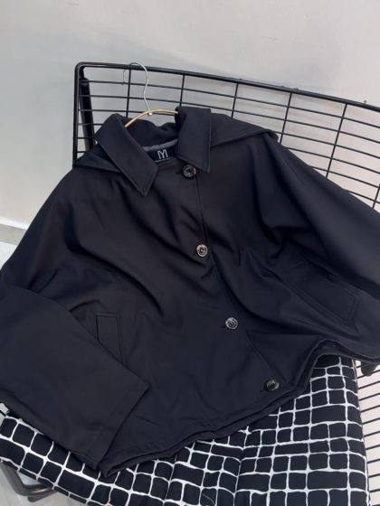 Mini trench coat